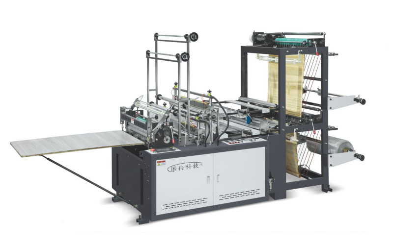 Double Layer Heat Sealing Cold Cutting Bag Making Machine