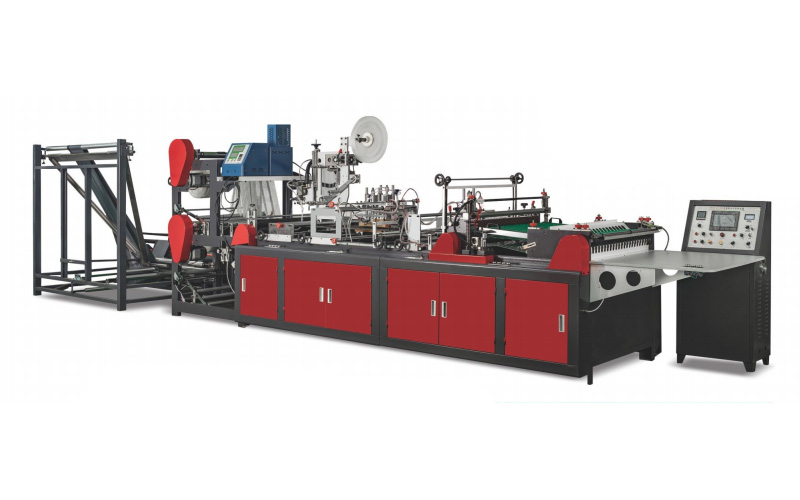 Glue Spraying Bag Making And Glue Cutting Machine (dual Servo) With Back Bag Function